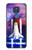 S3913 Navette spatiale nébuleuse colorée Etui Coque Housse pour Motorola Moto G Play (2021)