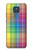 S3942 Tartan à carreaux arc-en-ciel LGBTQ Etui Coque Housse pour Motorola Moto G Play (2021)