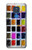 S3956 Graphique de boîte à palette aquarelle Etui Coque Housse pour Motorola Moto G Play (2021)