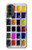 S3956 Graphique de boîte à palette aquarelle Etui Coque Housse pour Motorola Moto G52, G82 5G