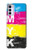 S3930 Clé jaune cyan magenta Etui Coque Housse pour Motorola Moto G42