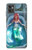 S3911 Jolie petite sirène Aqua Spa Etui Coque Housse pour Motorola Moto G32