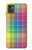 S3942 Tartan à carreaux arc-en-ciel LGBTQ Etui Coque Housse pour Motorola Moto G32