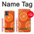 S3946 Motif orange sans couture Etui Coque Housse pour Motorola Moto G32