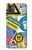 S3960 Collage d'autocollants de signalisation de sécurité Etui Coque Housse pour Motorola Moto G32
