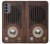 S3935 Graphique du tuner radio FM AM Etui Coque Housse pour Motorola Moto G31