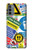S3960 Collage d'autocollants de signalisation de sécurité Etui Coque Housse pour Motorola Moto G31