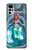 S3911 Jolie petite sirène Aqua Spa Etui Coque Housse pour Motorola Moto G22