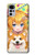 S3918 Bébé Corgi Chien Corgi Fille Bonbons Etui Coque Housse pour Motorola Moto G22