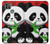 S3929 Panda mignon mangeant du bambou Etui Coque Housse pour Motorola Moto G9 Power