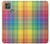 S3942 Tartan à carreaux arc-en-ciel LGBTQ Etui Coque Housse pour Motorola Moto G9 Power