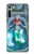 S3911 Jolie petite sirène Aqua Spa Etui Coque Housse pour Motorola Moto G8