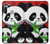 S3929 Panda mignon mangeant du bambou Etui Coque Housse pour Motorola Moto G8