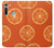 S3946 Motif orange sans couture Etui Coque Housse pour Motorola Moto G8