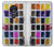 S3956 Graphique de boîte à palette aquarelle Etui Coque Housse pour Motorola Moto G7 Power