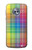 S3942 Tartan à carreaux arc-en-ciel LGBTQ Etui Coque Housse pour Motorola Moto X4