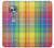 S3942 Tartan à carreaux arc-en-ciel LGBTQ Etui Coque Housse pour Motorola Moto X4