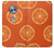 S3946 Motif orange sans couture Etui Coque Housse pour Motorola Moto X4