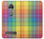 S3942 Tartan à carreaux arc-en-ciel LGBTQ Etui Coque Housse pour Motorola Moto Z2 Play, Z2 Force