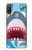 S3947 Caricature d'hélicoptère de requin Etui Coque Housse pour Motorola Moto E20,E30,E40