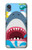 S3947 Caricature d'hélicoptère de requin Etui Coque Housse pour Motorola Moto E6, Moto E (6th Gen)