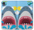 S3947 Caricature d'hélicoptère de requin Etui Coque Housse pour Motorola Moto E6, Moto E (6th Gen)