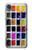 S3956 Graphique de boîte à palette aquarelle Etui Coque Housse pour Motorola Moto E6, Moto E (6th Gen)