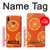 S3946 Motif orange sans couture Etui Coque Housse pour Motorola Moto E6 Plus, Moto E6s