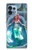 S3911 Jolie petite sirène Aqua Spa Etui Coque Housse pour Motorola Edge+ (2023), X40, X40 Pro, Edge 40 Pro