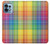 S3942 Tartan à carreaux arc-en-ciel LGBTQ Etui Coque Housse pour Motorola Edge+ (2023), X40, X40 Pro, Edge 40 Pro