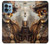 S3949 Crâne Steampunk Fumer Etui Coque Housse pour Motorola Edge+ (2023), X40, X40 Pro, Edge 40 Pro