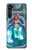 S3911 Jolie petite sirène Aqua Spa Etui Coque Housse pour Motorola Edge