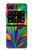 S3926 Peinture à l'huile de tulipe colorée Etui Coque Housse pour Motorola Moto Razr 2022