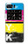 S3930 Clé jaune cyan magenta Etui Coque Housse pour Motorola Moto Razr 2022