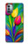 S3926 Peinture à l'huile de tulipe colorée Etui Coque Housse pour Nokia G11, G21