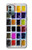 S3956 Graphique de boîte à palette aquarelle Etui Coque Housse pour Nokia G11, G21