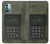 S3959 Impression graphique de la radio militaire Etui Coque Housse pour Nokia G11, G21