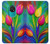 S3926 Peinture à l'huile de tulipe colorée Etui Coque Housse pour Nokia 7.2