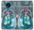 S3911 Jolie petite sirène Aqua Spa Etui Coque Housse pour Nokia 3.4
