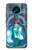 S3912 Jolie petite sirène Aqua Spa Etui Coque Housse pour Nokia 3.4