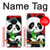 S3929 Panda mignon mangeant du bambou Etui Coque Housse pour Nokia X20