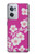 S3924 Fond rose fleur de cerisier Etui Coque Housse pour OnePlus Nord CE 2 5G