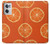 S3946 Motif orange sans couture Etui Coque Housse pour OnePlus Nord CE 2 5G