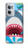 S3947 Caricature d'hélicoptère de requin Etui Coque Housse pour OnePlus Nord CE 2 5G