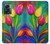 S3926 Peinture à l'huile de tulipe colorée Etui Coque Housse pour OnePlus Nord N300