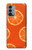 S3946 Motif orange sans couture Etui Coque Housse pour OnePlus Nord N200 5G