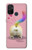 S3923 Queue d'arc-en-ciel de fond de chat Etui Coque Housse pour OnePlus Nord N100