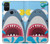 S3947 Caricature d'hélicoptère de requin Etui Coque Housse pour OnePlus Nord N100