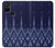 S3950 Motif textile thaïlandais bleu Etui Coque Housse pour OnePlus Nord N100