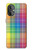 S3942 Tartan à carreaux arc-en-ciel LGBTQ Etui Coque Housse pour OnePlus Nord N20 5G
